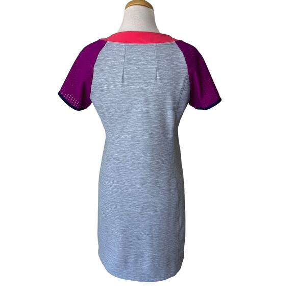 TITLE NINE Sensitive Perforated Short Sleeve Mini Dress Style: TN-130977 Medium - Picture 2 of 11